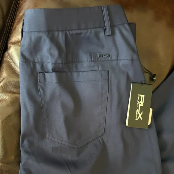 RLX Ralph Lauren Navy Straight Leg Pants